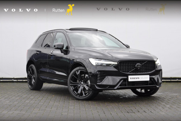 Volvo XC60 T6 350PK Automaat Recharge AWD Plus Black Edition Long range / Adaptieve cruise control / Harman Kardon audio / Trekhaak / Panoramadak / Apple carplay / Parkeersensoren met 360 camera / Elektrische achterklep / Elektrische stoelen met geheugen / Stoel en stuurwielverwarming / 21” velgen
