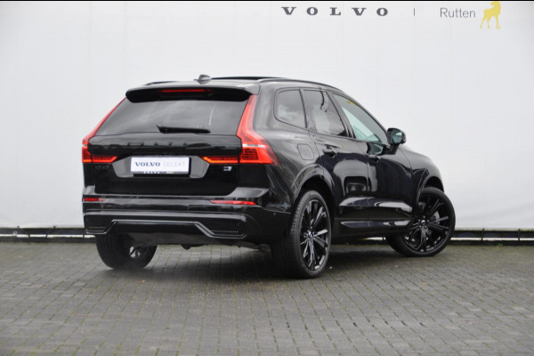 Volvo XC60 T6 350PK Automaat Recharge AWD Plus Black Edition Long range / Adaptieve cruise control / Harman Kardon audio / Trekhaak / Panoramadak / Apple carplay / Parkeersensoren met 360 camera / Elektrische achterklep / Elektrische stoelen met geheugen / Stoel en stuurwielverwarming / 21” velgen
