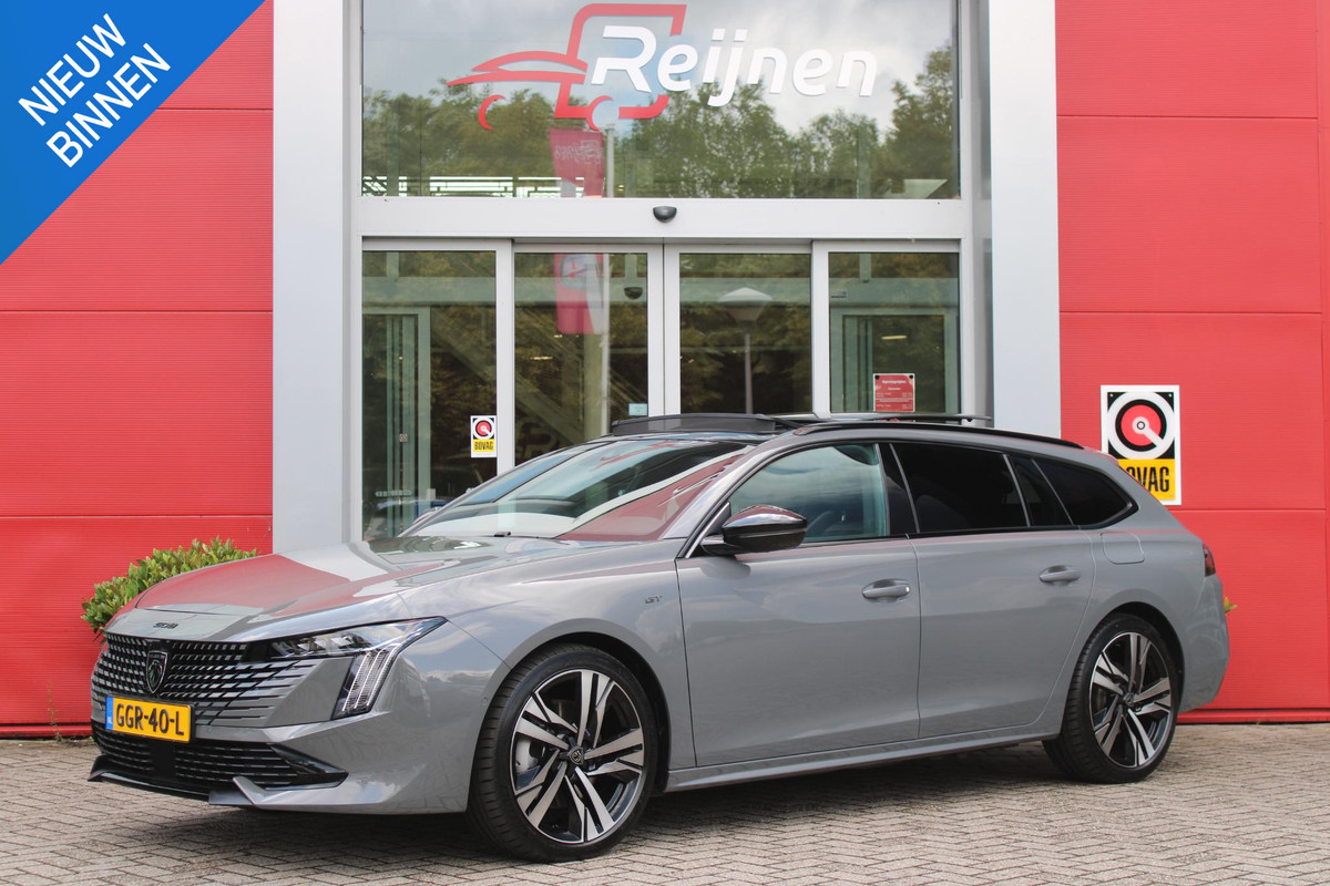 Peugeot 508 SW 1.6 HYbrid 225PK GT ** NIEUW MODEL** | NAVIGATIE |PANORAMISCH SCHUIFDAK|KOPLAMPEN MATRIX LED | WEGKLAPBARE TREKHAAK |BEKLEDING LEDER/ALCATARA MISTRAL |COMFORTSTOELEN MET VERSTELBARE NEUS EN ELEKTRISCHVERSTELBARE HELLINGSHOEK|STOELVERWARMING |DRAADLOOS APPLE CARPLAY/ANDROID AUTO | NIGHT VISION PACK | ADAPTIEF ONDERSTEL|7,4 KW LADEN| 19'' AUGUSTA LICHTMETALEN VELGEN | HIFI FOCAL| ADAPTIEVE CRUISECONTROL | HANDSFREE ELEKTRISCH BEDIENBARE ACHTERKLEP|ALARMSYSTEEM AF FABRIEK|DONKER GETINTE ACHTERRUITEN |