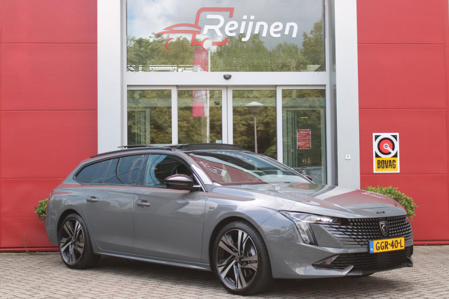 Peugeot 508 SW 1.6 HYbrid 225PK GT ** NIEUW MODEL** | NAVIGATIE |PANORAMISCH SCHUIFDAK|KOPLAMPEN MATRIX LED | WEGKLAPBARE TREKHAAK |BEKLEDING LEDER/ALCATARA MISTRAL |COMFORTSTOELEN MET VERSTELBARE NEUS EN ELEKTRISCHVERSTELBARE HELLINGSHOEK|STOELVERWARMING |DRAADLOOS APPLE CARPLAY/ANDROID AUTO | NIGHT VISION PACK | ADAPTIEF ONDERSTEL|7,4 KW LADEN| 19'' AUGUSTA LICHTMETALEN VELGEN | HIFI FOCAL| ADAPTIEVE CRUISECONTROL | HANDSFREE ELEKTRISCH BEDIENBARE ACHTERKLEP|ALARMSYSTEEM AF FABRIEK|DONKER GETINTE ACHTERRUITEN |