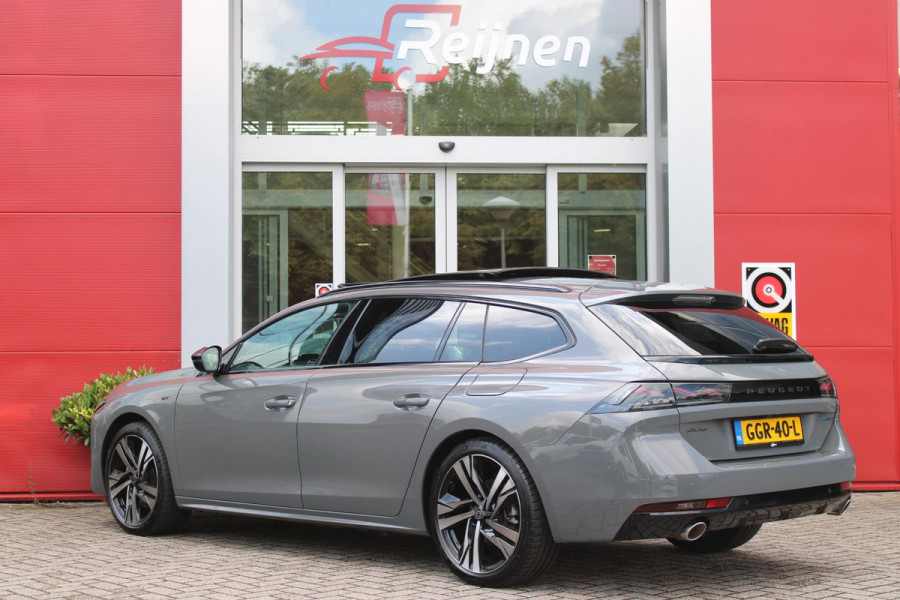 Peugeot 508 SW 1.6 HYbrid 225PK GT ** NIEUW MODEL** | NAVIGATIE |PANORAMISCH SCHUIFDAK|KOPLAMPEN MATRIX LED | WEGKLAPBARE TREKHAAK |BEKLEDING LEDER/ALCATARA MISTRAL |COMFORTSTOELEN MET VERSTELBARE NEUS EN ELEKTRISCHVERSTELBARE HELLINGSHOEK|STOELVERWARMING |DRAADLOOS APPLE CARPLAY/ANDROID AUTO | NIGHT VISION PACK | ADAPTIEF ONDERSTEL|7,4 KW LADEN| 19'' AUGUSTA LICHTMETALEN VELGEN | HIFI FOCAL| ADAPTIEVE CRUISECONTROL | HANDSFREE ELEKTRISCH BEDIENBARE ACHTERKLEP|ALARMSYSTEEM AF FABRIEK|DONKER GETINTE ACHTERRUITEN |