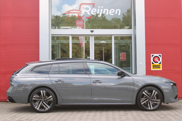 Peugeot 508 SW 1.6 HYbrid 225PK GT ** NIEUW MODEL** | NAVIGATIE |PANORAMISCH SCHUIFDAK|KOPLAMPEN MATRIX LED | WEGKLAPBARE TREKHAAK |BEKLEDING LEDER/ALCATARA MISTRAL |COMFORTSTOELEN MET VERSTELBARE NEUS EN ELEKTRISCHVERSTELBARE HELLINGSHOEK|STOELVERWARMING |DRAADLOOS APPLE CARPLAY/ANDROID AUTO | NIGHT VISION PACK | ADAPTIEF ONDERSTEL|7,4 KW LADEN| 19'' AUGUSTA LICHTMETALEN VELGEN | HIFI FOCAL| ADAPTIEVE CRUISECONTROL | HANDSFREE ELEKTRISCH BEDIENBARE ACHTERKLEP|ALARMSYSTEEM AF FABRIEK|DONKER GETINTE ACHTERRUITEN |