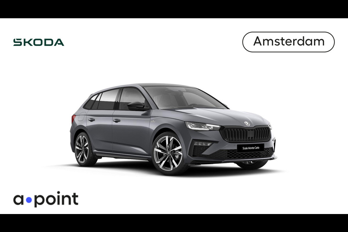 Škoda SCALA Monte Carlo 1.0 TSI 115 pk 7 versn. DSG | Travel assist | Winter pakket | 18 inch lichtmetalen velgen | Draadloos laden
