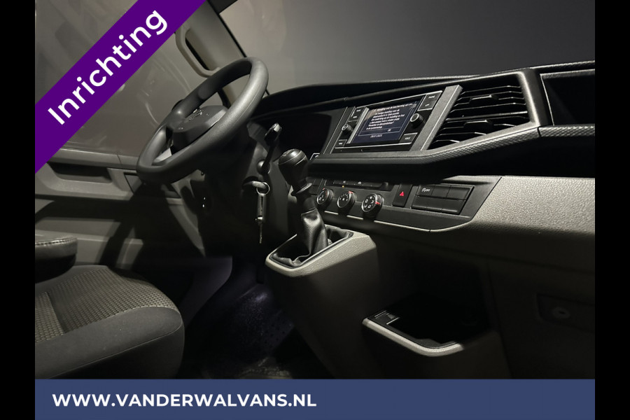 Volkswagen Transporter 2.0 TDI 150pk L2H1 Inrichting Euro6 Airco | Apple Carplay | Android Auto | Cruisecontrol | 2500kg Trekhaak Dakdragers, Parkeersensoren