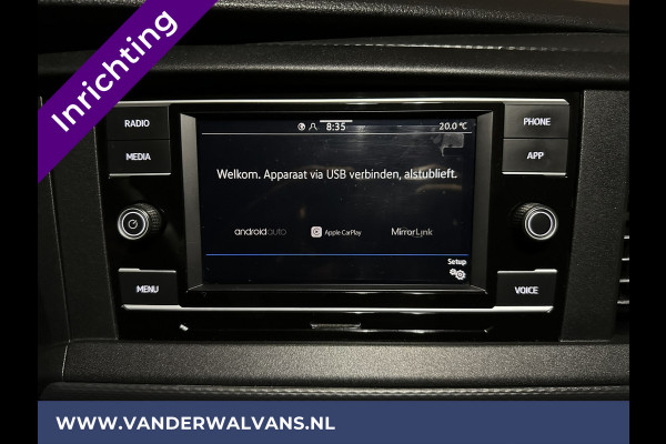 Volkswagen Transporter 2.0 TDI 150pk L2H1 Inrichting Euro6 Airco | Apple Carplay | Android Auto | Cruisecontrol | 2500kg Trekhaak Dakdragers, Parkeersensoren