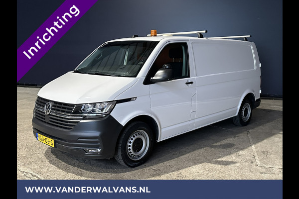 Volkswagen Transporter 2.0 TDI 150pk L2H1 Inrichting Euro6 Airco | Apple Carplay | Android Auto | Cruisecontrol | 2500kg Trekhaak Dakdragers, Parkeersensoren