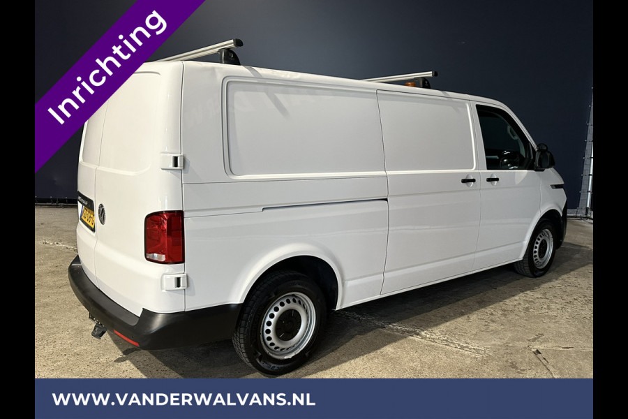 Volkswagen Transporter 2.0 TDI 150pk L2H1 Inrichting Euro6 Airco | Apple Carplay | Android Auto | Cruisecontrol | 2500kg Trekhaak Dakdragers, Parkeersensoren