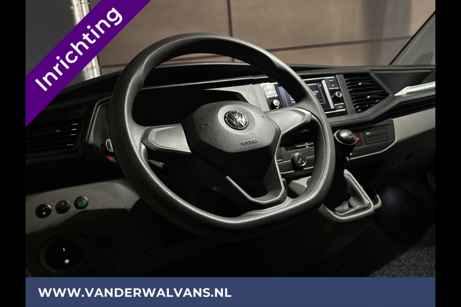 Volkswagen Transporter 2.0 TDI 150pk L2H1 Inrichting Euro6 Airco | Apple Carplay | Android Auto | Cruisecontrol | 2500kg Trekhaak Dakdragers, Parkeersensoren