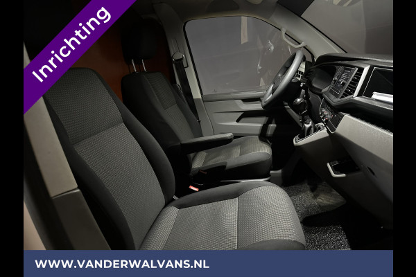 Volkswagen Transporter 2.0 TDI 150pk L2H1 Inrichting Euro6 Airco | Apple Carplay | Android Auto | Cruisecontrol | 2500kg Trekhaak Dakdragers, Parkeersensoren