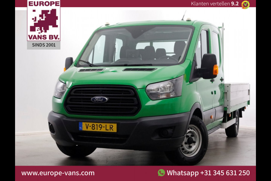 Ford Transit 350 2.0 TDCI 130pk E6 RWD D.C. Open Laadbak Trekhaak 2800kg 02-2018