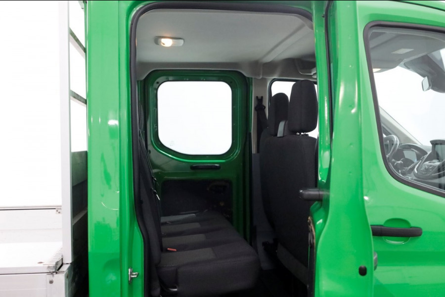 Ford Transit 350 2.0 TDCI 130pk E6 RWD D.C. Open Laadbak Trekhaak 2800kg 02-2018