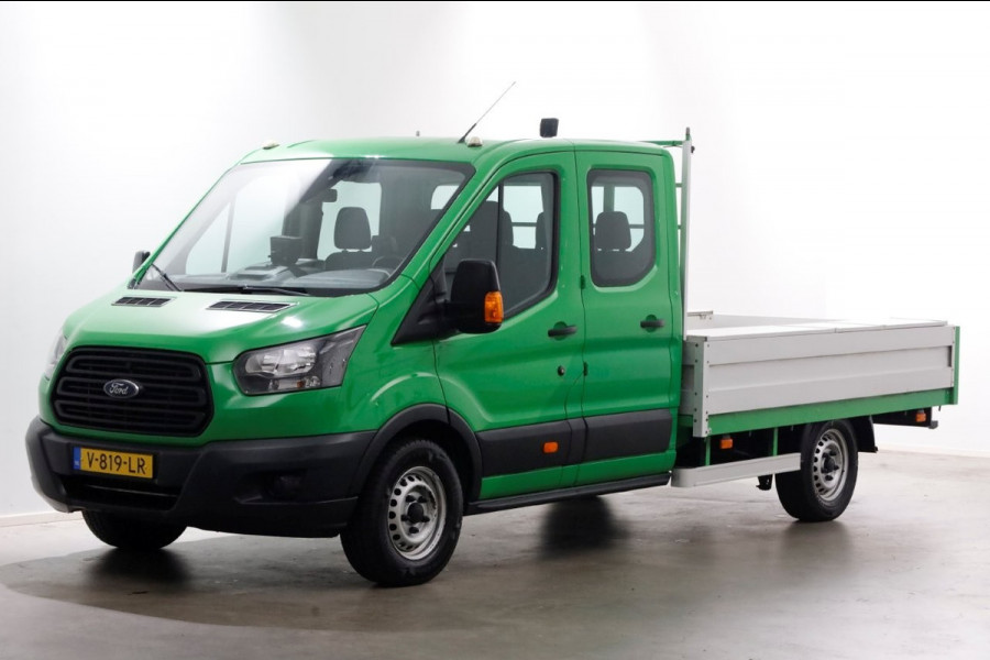 Ford Transit 350 2.0 TDCI 130pk E6 RWD D.C. Open Laadbak Trekhaak 2800kg 02-2018