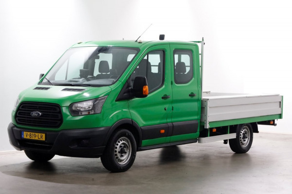 Ford Transit 350 2.0 TDCI 130pk E6 RWD D.C. Open Laadbak Trekhaak 2800kg 02-2018