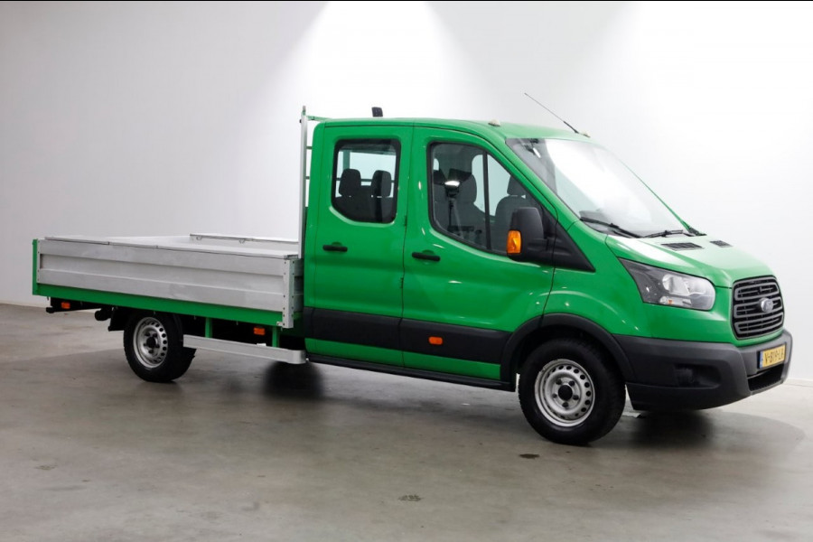 Ford Transit 350 2.0 TDCI 130pk E6 RWD D.C. Open Laadbak Trekhaak 2800kg 02-2018