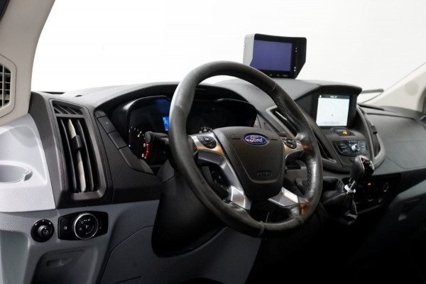 Ford Transit 350 2.0 TDCI 130pk E6 RWD D.C. Open Laadbak Trekhaak 2800kg 02-2018