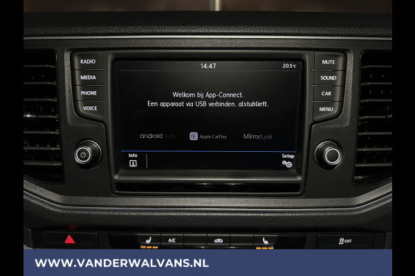 Volkswagen Crafter 2.0 TDI 140 pk L3H2 L2H1 Euro6 ** Airco | Apple Carplay | Cruisecontrol | Andoid Auto | Parkeersensoren, Stoelverwarming, Bijrijdersbank, 3000kg trekvermogen