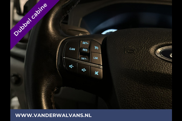 Ford Transit 2.0 TDCI 130pk L3H2 Dubbele cabine Euro6 Airco | 6-Zits | 2500kg Trekhaak | LED | Cruisecontrol Parkeersensoren, verwarmde voorruit