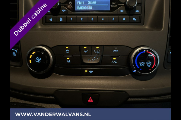 Ford Transit 2.0 TDCI 130pk L3H2 Dubbele cabine Euro6 Airco | 6-Zits | 2500kg Trekhaak | LED | Cruisecontrol Parkeersensoren, verwarmde voorruit