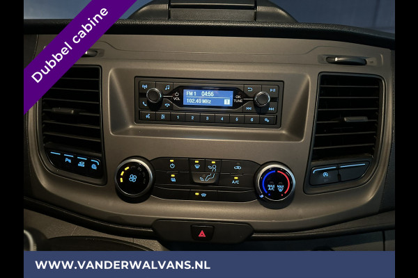 Ford Transit 2.0 TDCI 130pk L3H2 Dubbele cabine Euro6 Airco | 6-Zits | 2500kg Trekhaak | LED | Cruisecontrol Parkeersensoren, verwarmde voorruit