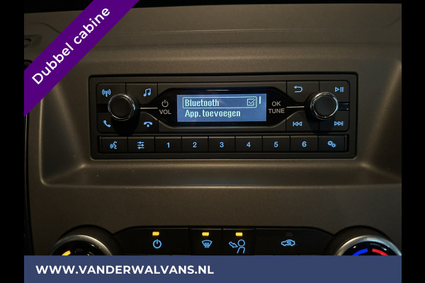 Ford Transit 2.0 TDCI 130pk L3H2 Dubbele cabine Euro6 Airco | 6-Zits | 2500kg Trekhaak | LED | Cruisecontrol Parkeersensoren, verwarmde voorruit