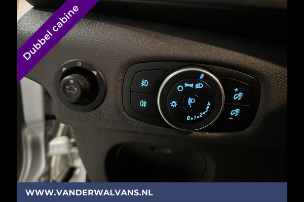 Ford Transit 2.0 TDCI 130pk L3H2 Dubbele cabine Euro6 Airco | 6-Zits | 2500kg Trekhaak | LED | Cruisecontrol Parkeersensoren, verwarmde voorruit