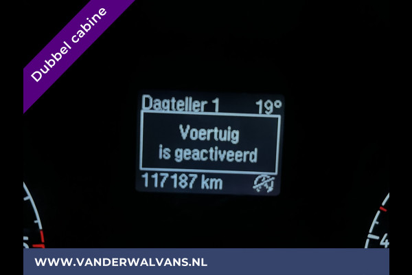 Ford Transit 2.0 TDCI 130pk L3H2 Dubbele cabine Euro6 Airco | 6-Zits | 2500kg Trekhaak | LED | Cruisecontrol Parkeersensoren, verwarmde voorruit