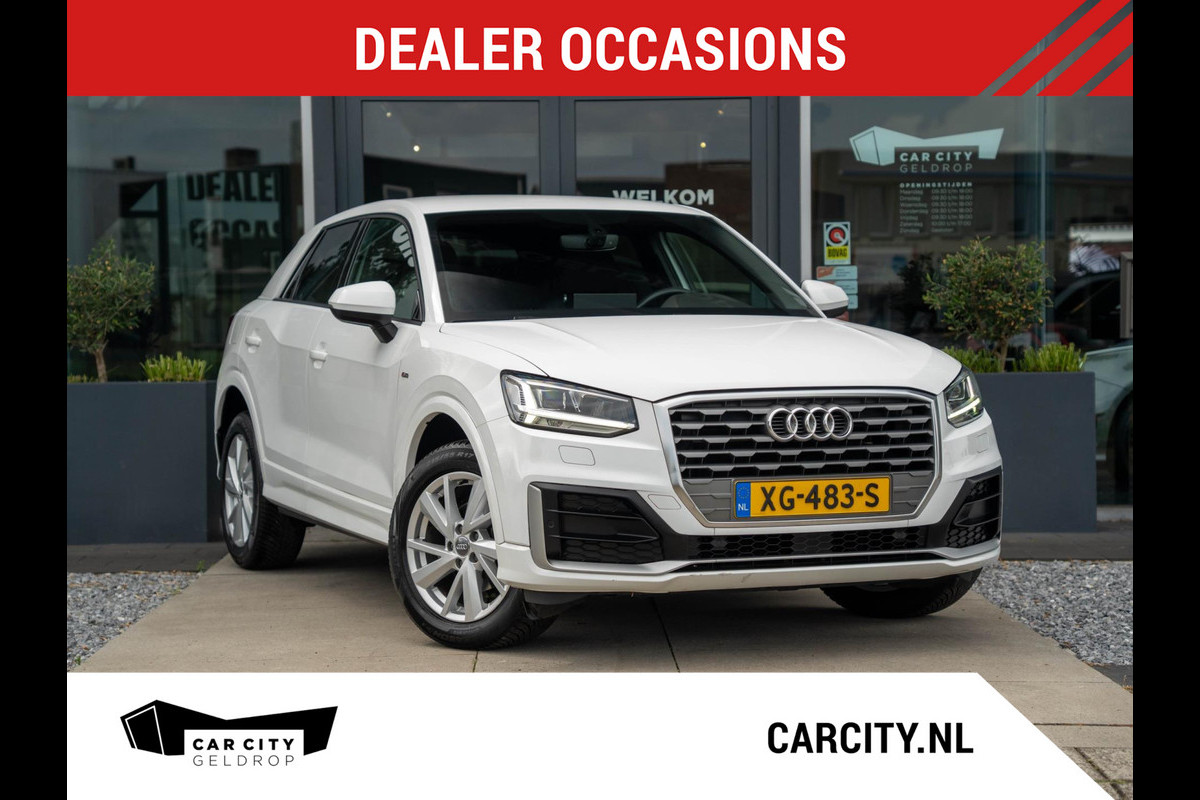Audi Q2 30 TFSI Sport S line Edition / Virtual / CarPlay / Stoelverwarming / Camera / Dodenhoek / LED / Ambient verlichting