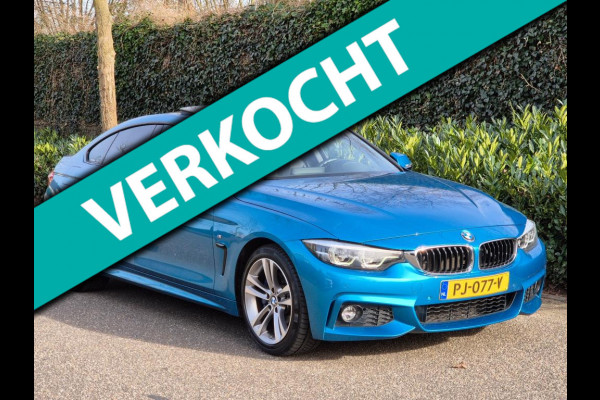 BMW 4 Serie Gran Coupé 420i M Sport snappper-rocks-blue metallic 1-Eig Pano Apple CarPlay LED NAP NL GARANTIE