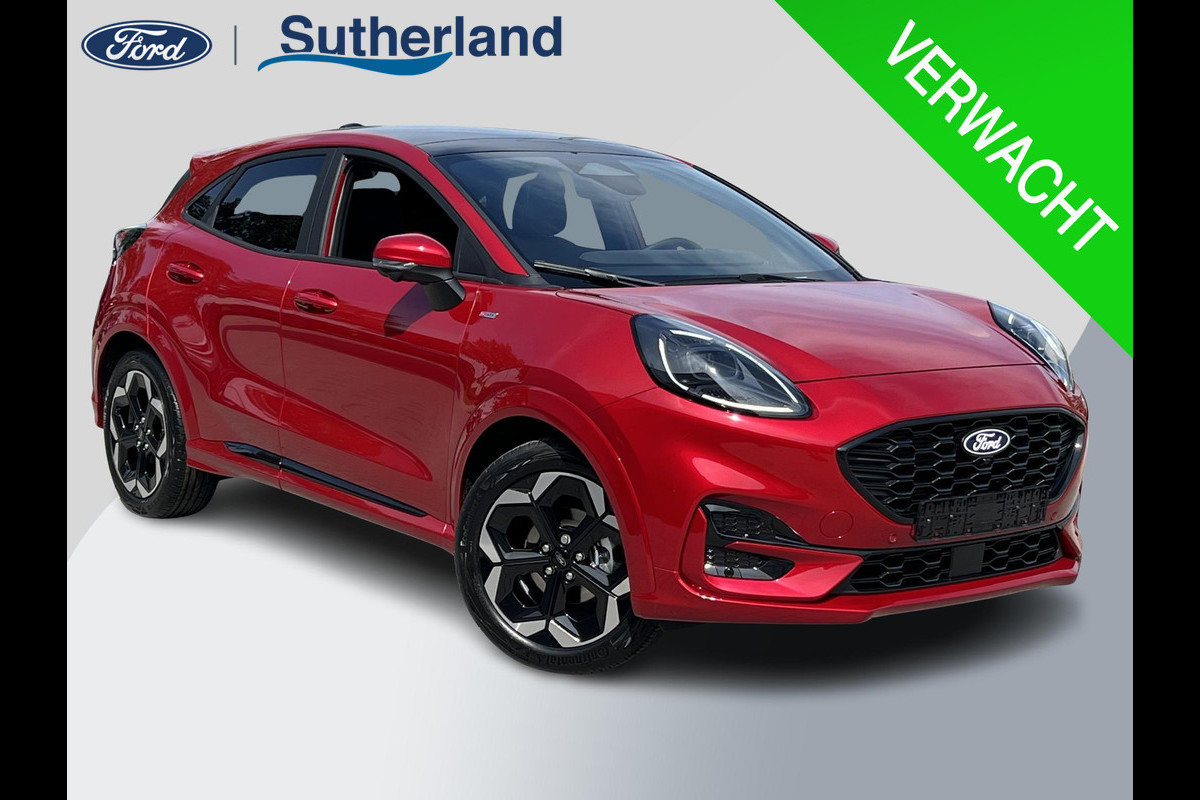 Ford Puma 1.0 EcoBoost Hybrid ST-Line X 155pk Automaat | Panoramadak | Afneembare trekhaak | Winter Pack | Adaptive cruise control | 360 graden camera | Bang&Olufsen | Elektrsiche achterklep | Matrix LED Ford Puma 1.0 EcoBoost Hybrid ST-Line X 155pk Automaat | Panoramadak | Afneembare trekhaak | Winter Pack | Adaptive cruise control | 360 graden camera | Bang&Olufsen | Elektrsiche achterklep | Matrix LED