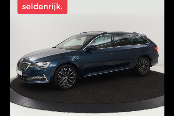 Škoda Superb 1.4 TSI iV Laurin & Klement | Stoelventilatie | Leder | Adaptive cruise | Virtual Cockpit | Massage | Canton Sound | Carplay | Achterbankverwarming | Navigatie