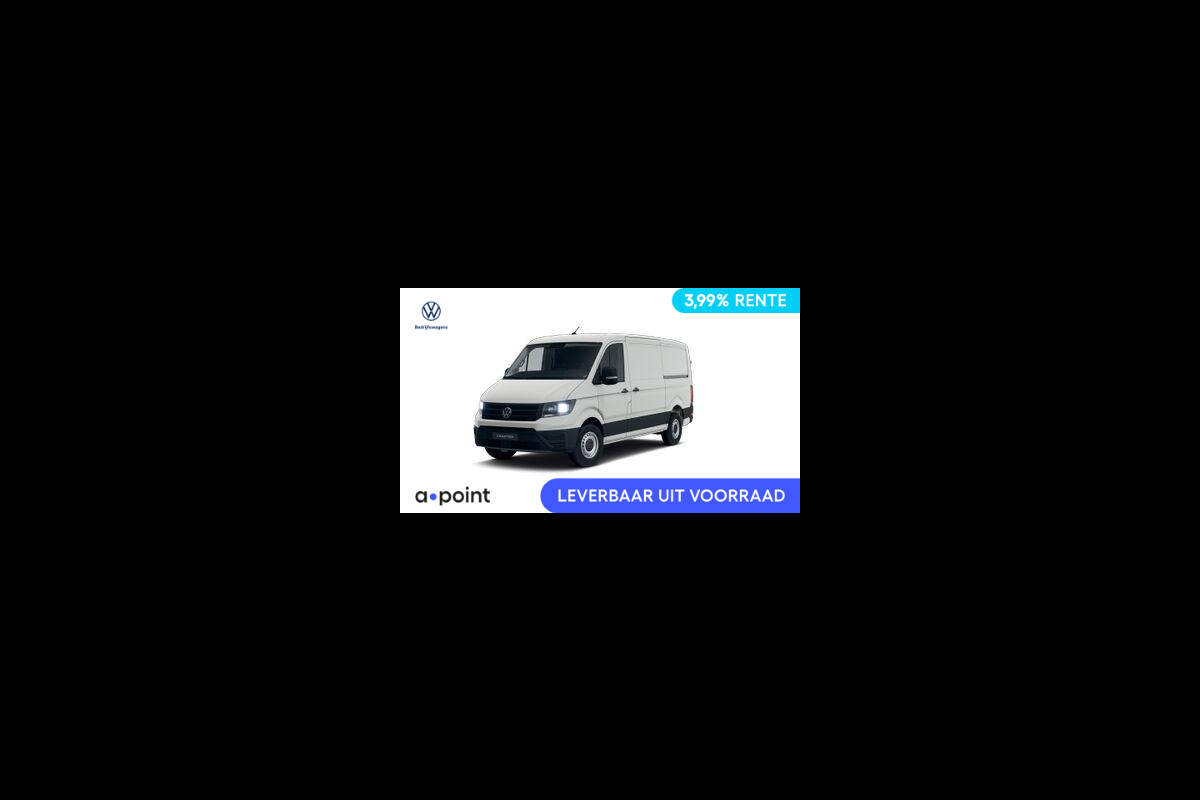 Volkswagen Crafter Trendline L3 2.0 TDI EU6 140 pk GVW 3.0T NETTO DEAL!! Zijschuifdeur links en rechts! Trekhaak! VOORRAAD!! !