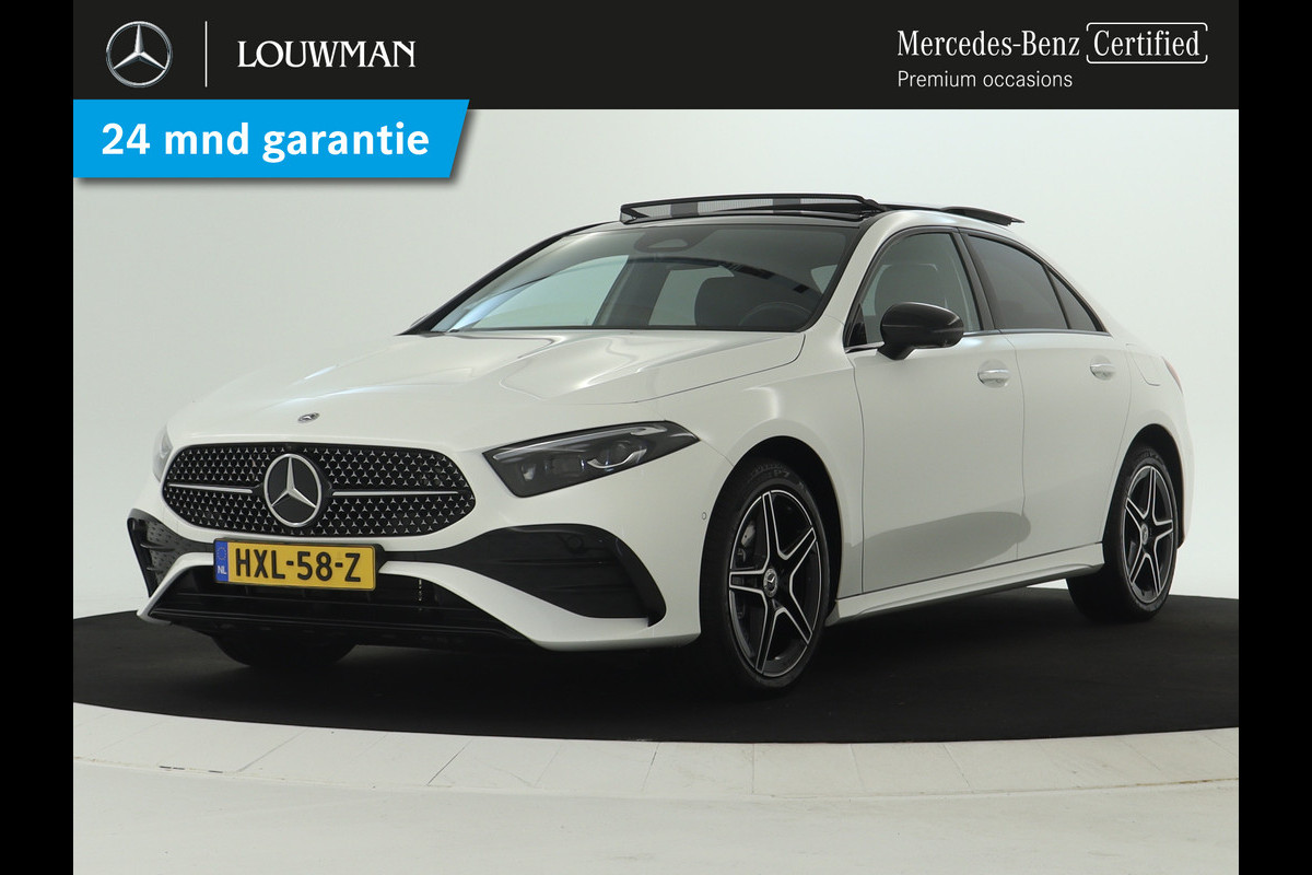 Mercedes-Benz A-Klasse 250 e AMG Line | AMG Line | Night Pakket | Panorama Schuif-Kanteldak | sfeerverlichting | Voorpassagiersstoel elektrisch verstelbaar met memoryfunctie | Inclusief 24 maanden MB Certified garantie voor Europa.