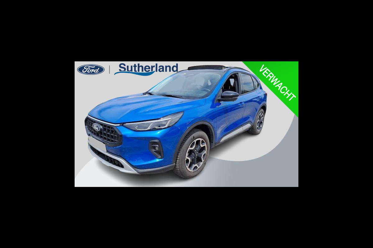 Ford Kuga 2.5 FHEV Active X 190pk | 4WD | 2.100kg Trekgewicht | Driver Assistance Pack | Technology Pack | Winterpack | Panoramadak | All Weather Banden | Geen stekker nodig