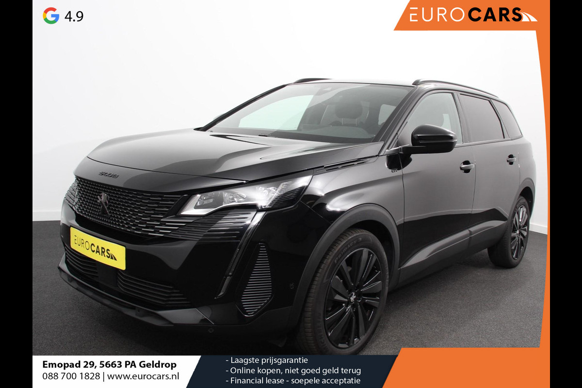 Peugeot 5008 1.2 PureTech GT Black Pack 7p Climate control Adaptive cruise control Achteruitrijd camera Verwarmde voorstoelen Keyless Navigatie LED Apple Carplay/ Android Auto