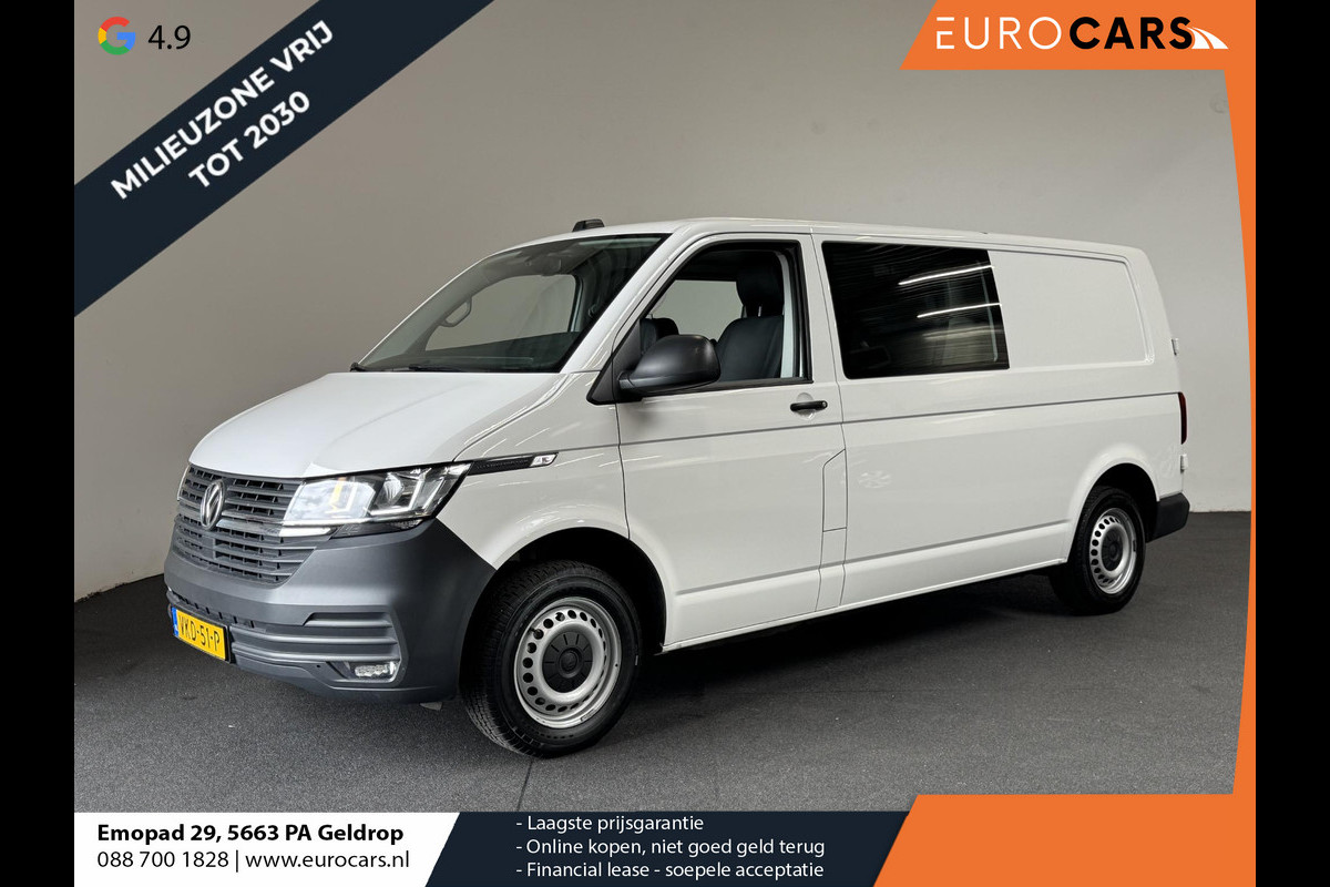Volkswagen Transporter L2H1 Dubbele cabine 5 persoons Navi Apple Carplay / Android auto Cruise control Trekhaak Parkeersensoren Euro6 Volkswagen Transporter L2H1 Dubbele cabine 5 persoons Navi Apple Carplay / Android auto Cruise control Trekhaak Parkeersensoren Euro6