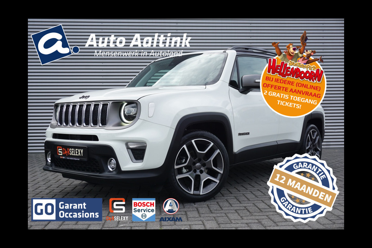 Jeep Renegade 120PK Limited ADAPTIVE | NAVI | 19'LMV | PARKSENS V+A | LEER! Jeep Renegade 120PK Limited ADAPTIVE | NAVI | 19'LMV | PARKSENS V+A | LEER!