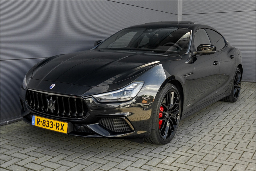 Maserati Ghibli 3.0 V6 Modena SQ4 430PK H/K Schuifdak Stoelventilatie 21"