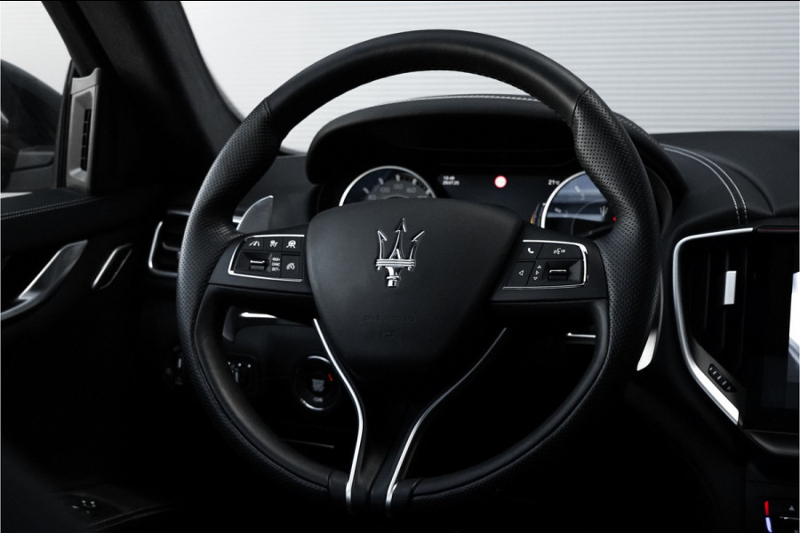 Maserati Ghibli 3.0 V6 Modena SQ4 430PK H/K Schuifdak Stoelventilatie 21"