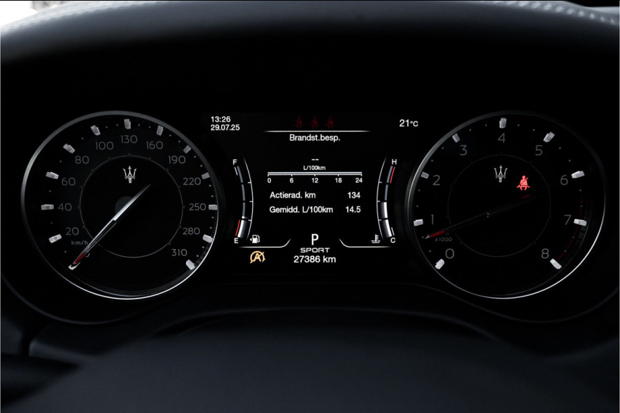 Maserati Ghibli 3.0 V6 Modena SQ4 430PK H/K Schuifdak Stoelventilatie 21"