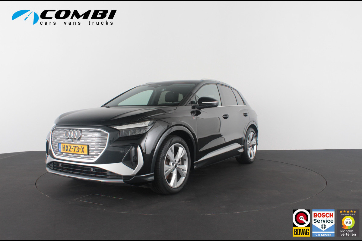 Audi Q4 e-tron 40 82 kWh S line > Camera/ Adaptief Cruise control/Stoelverwarming...