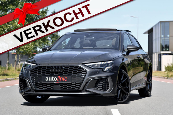 Audi A3 Sportback 40 TFSI e S-Line. Pano, ACC, Leder, Keyless, Matrix, Sfeer, CarPlay!