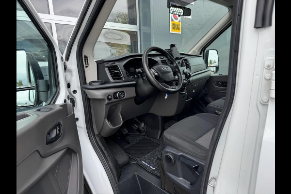 Ford Transit 2.0 TDCI 130pk L2 DC Pick-up | 7-pers | Airco | Trekhaak 2550KG | Bluetooth | 2.4m x 2.1m laadbak | Betonplex