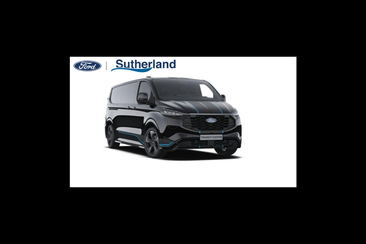 Ford Transit Custom 320 2.5 PHEV L2H1 Sport 233pk | Inklapbare trekhaak | 19 inch lichtmetalen Sport velgen (mat zwart) | Verwarmbaar stuurwiel  | Navigatie systeem | B&O speakers