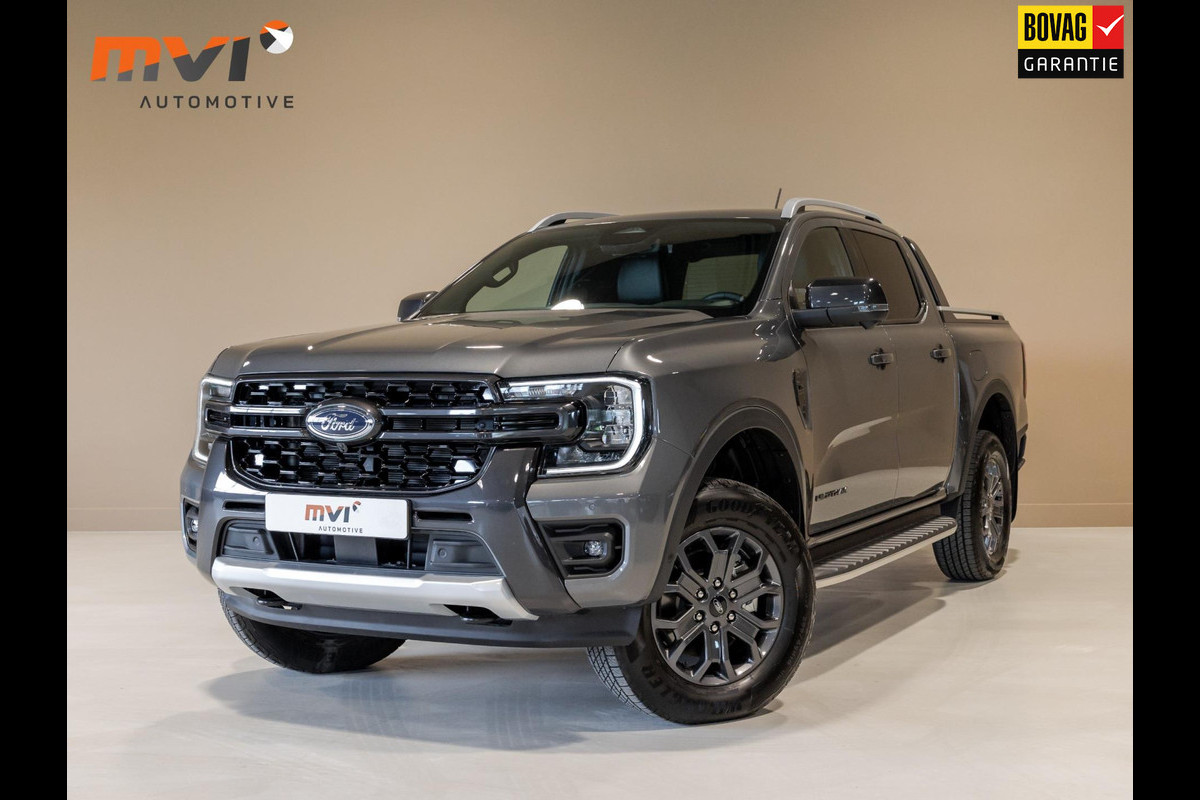 Ford Ranger 3.0 Ecoboost Wildtrak grijs kenteken / 241pk / Rondomzicht camera / B&O / Leder / Trekhaak /