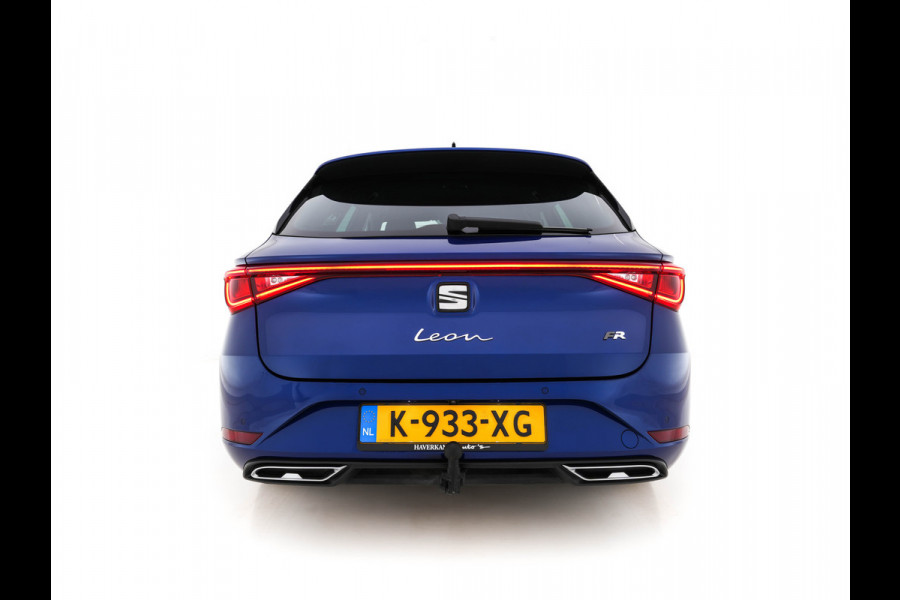 Seat Leon Sportstourer 1.5 eTSI FR Launch Edition Aut. *FULL-LED | DIGI-COCKPIT | NAVI-FULLMAP | LEATHER-MICROFIBRE | CARPLAY | KEYLESS | SHIFT-PADDLES | SPORT-SEATS | HEATED-SEATS | AMBIENT-LIGHT | CAMERA | ECC | PDC | CRUISE | TOWBAR | 17'