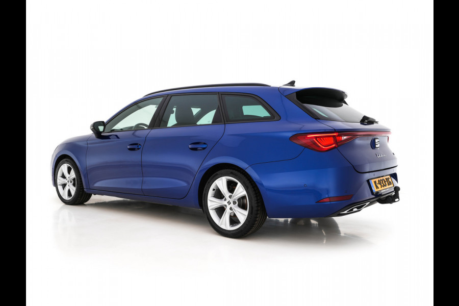 Seat Leon Sportstourer 1.5 eTSI FR Launch Edition Aut. *FULL-LED | DIGI-COCKPIT | NAVI-FULLMAP | LEATHER-MICROFIBRE | CARPLAY | KEYLESS | SHIFT-PADDLES | SPORT-SEATS | HEATED-SEATS | AMBIENT-LIGHT | CAMERA | ECC | PDC | CRUISE | TOWBAR | 17'