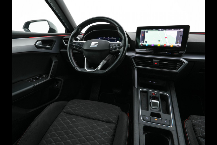 Seat Leon Sportstourer 1.5 eTSI FR Launch Edition Aut. *FULL-LED | DIGI-COCKPIT | NAVI-FULLMAP | LEATHER-MICROFIBRE | CARPLAY | KEYLESS | SHIFT-PADDLES | SPORT-SEATS | HEATED-SEATS | AMBIENT-LIGHT | CAMERA | ECC | PDC | CRUISE | TOWBAR | 17'