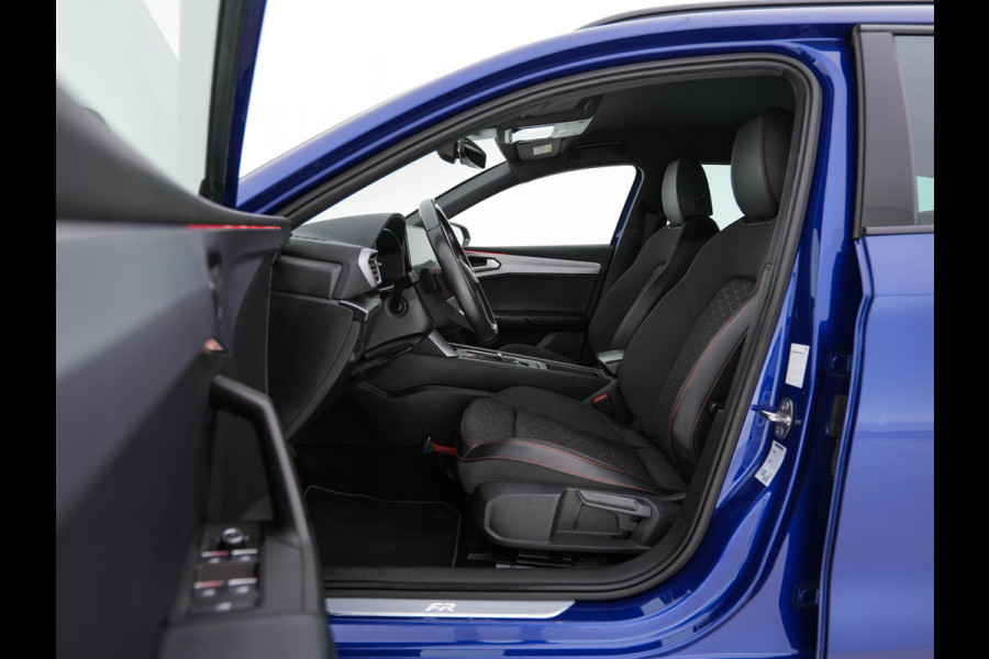 Seat Leon Sportstourer 1.5 eTSI FR Launch Edition Aut. *FULL-LED | DIGI-COCKPIT | NAVI-FULLMAP | LEATHER-MICROFIBRE | CARPLAY | KEYLESS | SHIFT-PADDLES | SPORT-SEATS | HEATED-SEATS | AMBIENT-LIGHT | CAMERA | ECC | PDC | CRUISE | TOWBAR | 17'