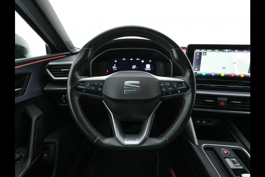 Seat Leon Sportstourer 1.5 eTSI FR Launch Edition Aut. *FULL-LED | DIGI-COCKPIT | NAVI-FULLMAP | LEATHER-MICROFIBRE | CARPLAY | KEYLESS | SHIFT-PADDLES | SPORT-SEATS | HEATED-SEATS | AMBIENT-LIGHT | CAMERA | ECC | PDC | CRUISE | TOWBAR | 17'