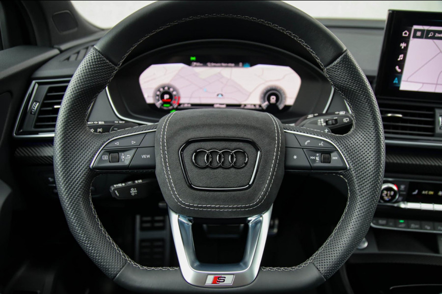 Audi Q5 50 TFSI e Quattro Competition S Edition S-Line 299pk Automaat! 1e|DLR|Panoramadak|Virtual Cockpit|Kuipstoelen|OLED|360|B&O